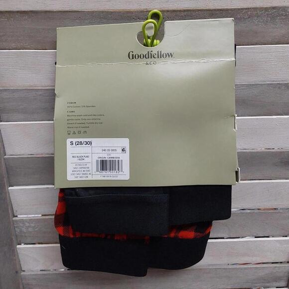 Men's Plaid Boxer Briefs 2pk | Goodfellow & Co | Small (28/30) - Picture 5 of 6